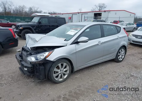 2013 Hyundai Accent Se from USA, damaged, VIN KMHCU5AEXDU093158
